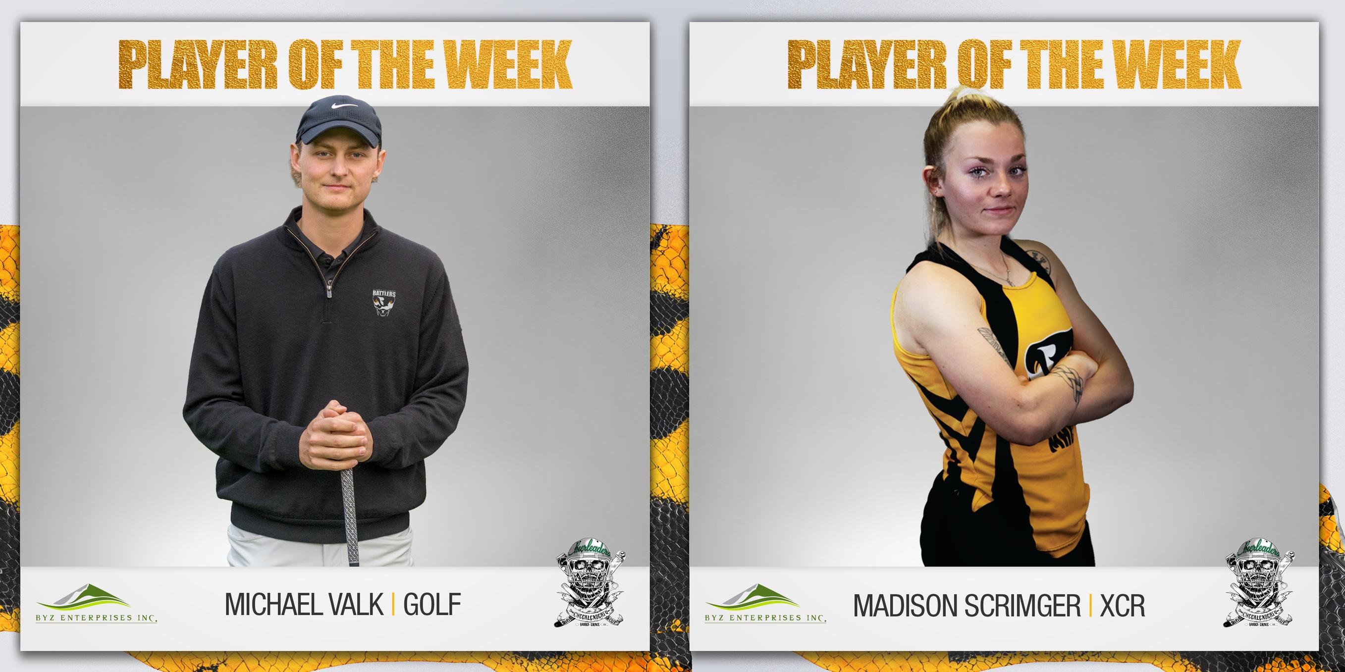 Athletes of the Week - September 3-9