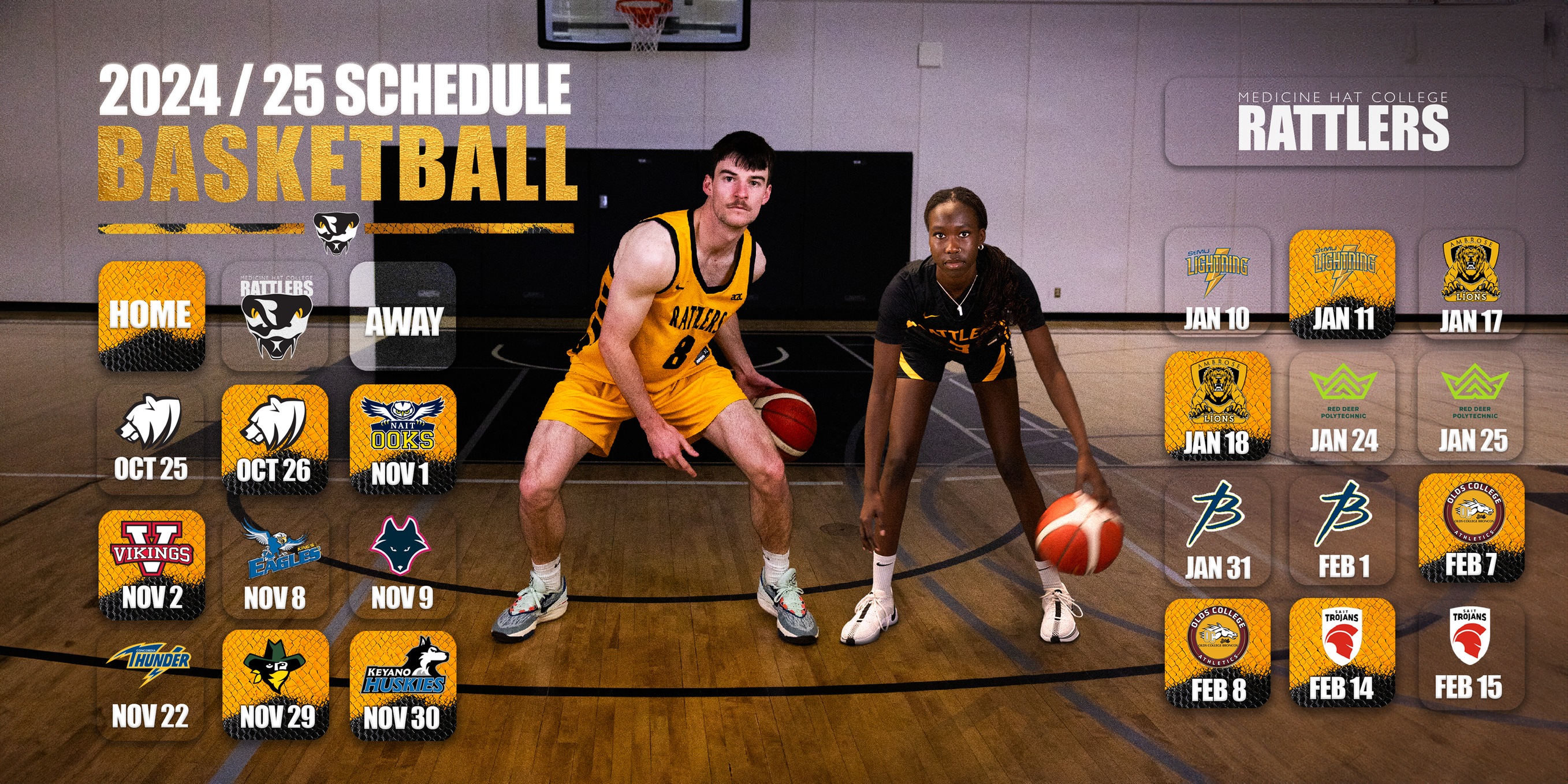 2024-2025 Basketball Schedule