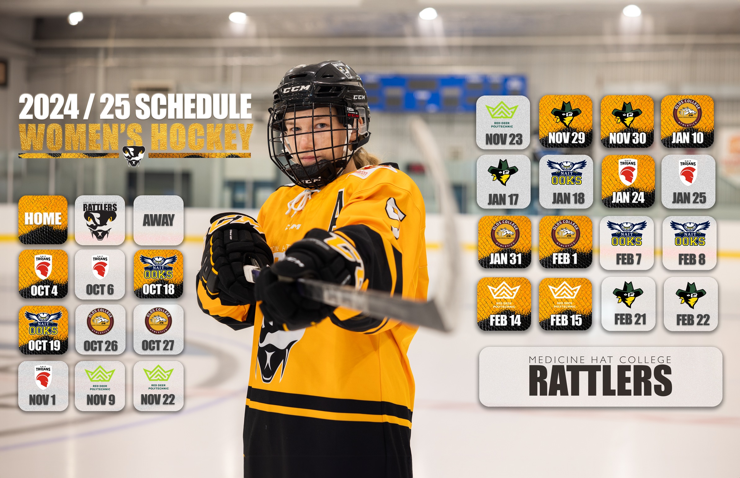 2024/2025 Women's Hockey Schedule